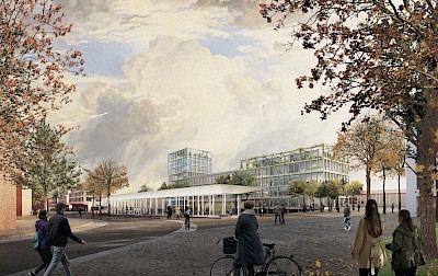 Stadtbild am Bahnhofsplatz